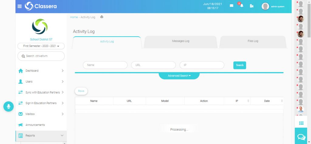 Activity Log – | User Manuals